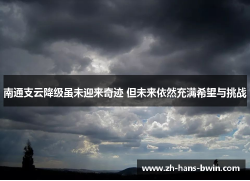 南通支云降级虽未迎来奇迹 但未来依然充满希望与挑战